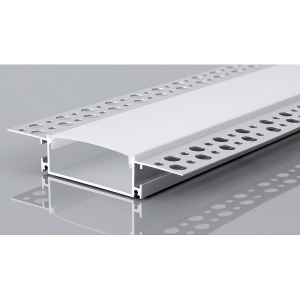 Врізний профіль для гіпсокартону з LED каналом96x57x20