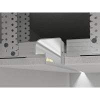 Роздільний профіль тіньового шва РПТШ 22,5Х37 LED